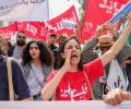 مسيرة خلال افتتاح المنتدى الاجتماعي في تونس