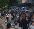 نزوح الفلسطينيين في مخيم البريج - صورة أرشيفية