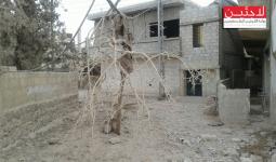 مخيم خان الشيح.. 47 يوم من الحصارالتام وغارات ليلية تحدث دمارا في منازل المدنيين 