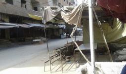 سوريا- الطريق الواصل بين مخيّم اليرموك ويلدا
