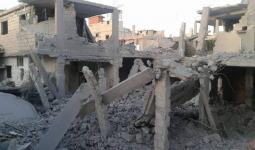 أرشيفية- قصف سابق لمخيّم درعا
