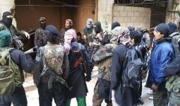 عناصر داعش في مخيم اليرموك