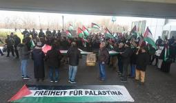 جانب من المظاهرة في فيينا