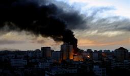 الاحتلال يقصف موقع شمالي قطاع غزة