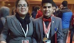 طالب فلسطيني يفوز بالجائزة الذهبية في مهرجان دولي للهندسة والعلوم والتكنولوجيا