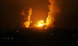 قصف صهيوني يستهدف عدة مناطق في قطاع غزة
