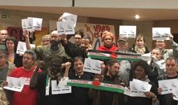 مؤتمر شبكة التضامن والنضال العمّالي يُعلن مساندته للشعب الفلسطيني