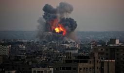 إصابات جراء قصف صهيوني على قطاع غزة