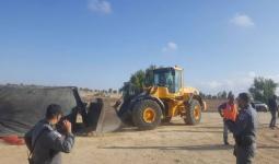 آليّات الاحتلال تهدم قرية العراقيب في النقب للمرّة (132)