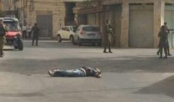 الشاب الفلسطيني الذي أطلقت قوات الاحتلال النار عليه قرب الحرم الإبراهيمي