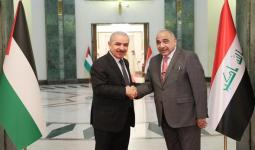 لقاء  أشتيّة مع رئيس الوزراء العراقي عادل عبد المهدي 