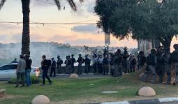 شرطة الاحتلال تقمع تظاهرة ضد الهدم في عرعرة المُحتلّة
