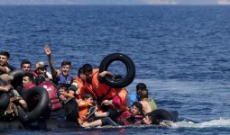غرق قارب لمهاجرين في البحر المتوسط (صورة أرشيفية)