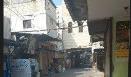 شوارع مخيم عين الحلوة -صيدا