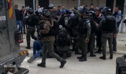خلال اعتقال فلسطيني في بلدة حوارة- نابلس