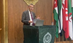 لازاليني المفوض العام لوكالة أونروا خلال كلمته في الجامعة العربية يؤكد على ضرورة دعم وكالة 