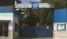 مدخل معهد دمشق المتوسط