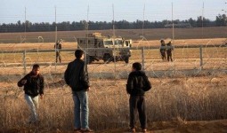 (أرشيفية – جنود الاحتلال في المناطق الشرقية لقطاع غزّة)