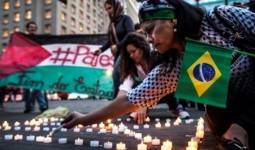نشاط تضامني مع فلسطين في البرازيل- أرشيفية