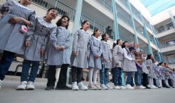 افتتاح العام الدراسي الجديد في مدارس أونروا بغزة