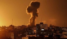 أرشيفية – قصف طائرات الاحتلال لمواقع في غزة