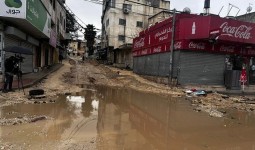 تخريب الشوارع في مخيم نور شمس