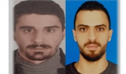اللاجئ شادي عباس من اليمين/ فاروق الشيمي من الشمال