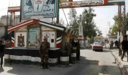 صورة أرشيفية لأحد مداخل مخيم عين الحلوة جنوب لبنان