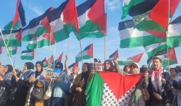 مظاهرة في برلين تطالب بوقف حرب الإبادة على غزة، أرشيفية