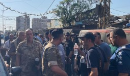 وصول وفد من مخابرات الجيش اللبناني إلى مخيم برج البراجنة جنوبي بيروت لتسلم سلاح من حركة فتح