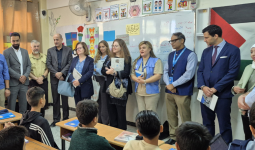 وفد برلماني أوروبي يزور مخيم اليرموك