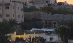 المنزل المحاصر في منطقة جبل أبو ظهير - جنين