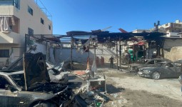 من مكان ارتكاب المجزرة في مخيم عين الحلوة - بوابة اللاجئين الفلسطينيين