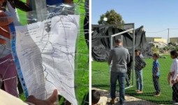 إخطار بهدم ملعب في مسافر يطا