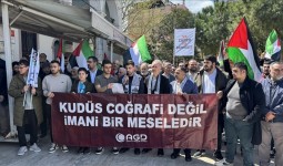 احتجاجات شعبية في تركيا تنديداً بإغلاق الأقصى وقانون إعدام الأسرى