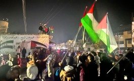 مظاهرة حاشدة في مخيم خان الشيح بريف دمشق تنديداً بما يسمى "قانون" إعدام الأسرى