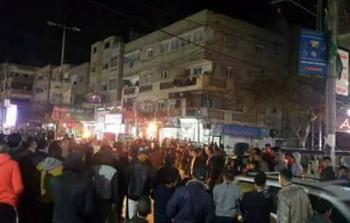 تظاهرات في مخيمي البريج والنصيرات احتجاجاً على تفاقم أزمة الكهرباء
