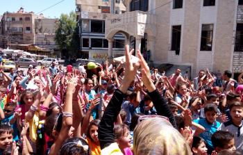 فرحة الأطفال الفلسطينيين في العيد - قدسيا
