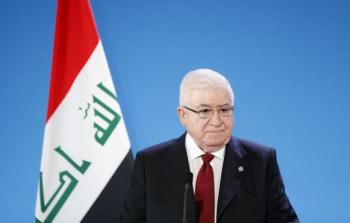 رئيس جمهورية العراق يجدد دعم بلاده للقضية الفلسطينية 