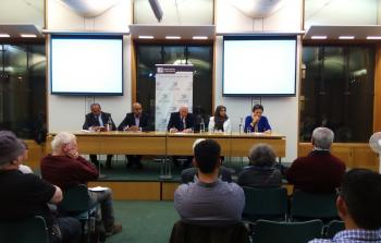 أعضاء من مجلس العموم البريطاني في جلسة نقاش حول اللاجئين الفلسطينيين