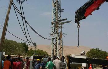 الاحتلال يستبدل محوّل الكهرباء في قرية الجفتلك