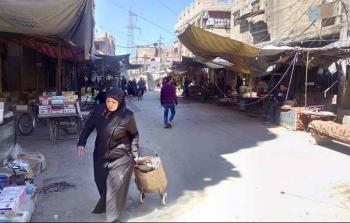 الطريق الواصل بين يلدا ومخيم اليرموك