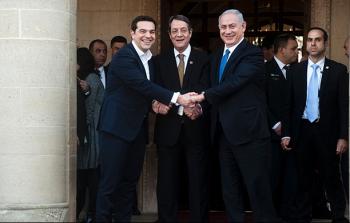 اتفاق بين الكيان الصهيوني وقبرص واليونان على تشكيل 
