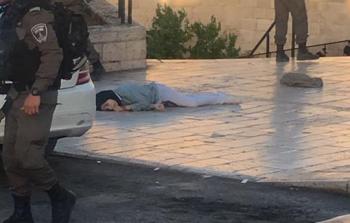 القدس المحتلة-الفتاة التي أطلقت قوات الاحتلال النار عليها