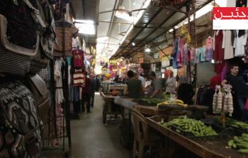 سوق الخضار في مخيم عين الحلوة