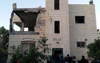 القدس المحتلة- تفجير منزل الشهيد نمر الجمل في القدس المحتلة