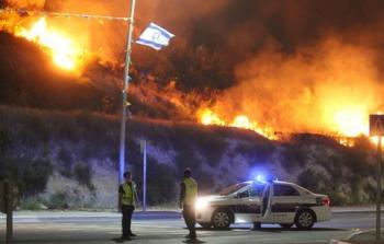 الحرائق تنتشر و الاحتلال يطلب مساعدات دولية لإخمادها