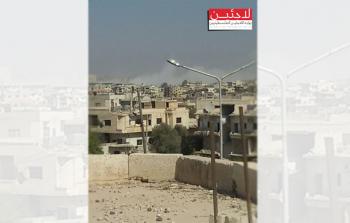 مخيم درعا.. 7 جرحى ودمار في المنازل بعد سقوط صاروخي فيل