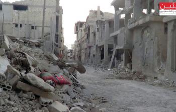 استهداف مكثّف لمخيّم درعا صباح اليوم