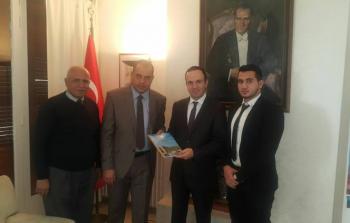 وفد من مؤسسة شاهد مع المستشار الأول في السفارة التركية في لبنان